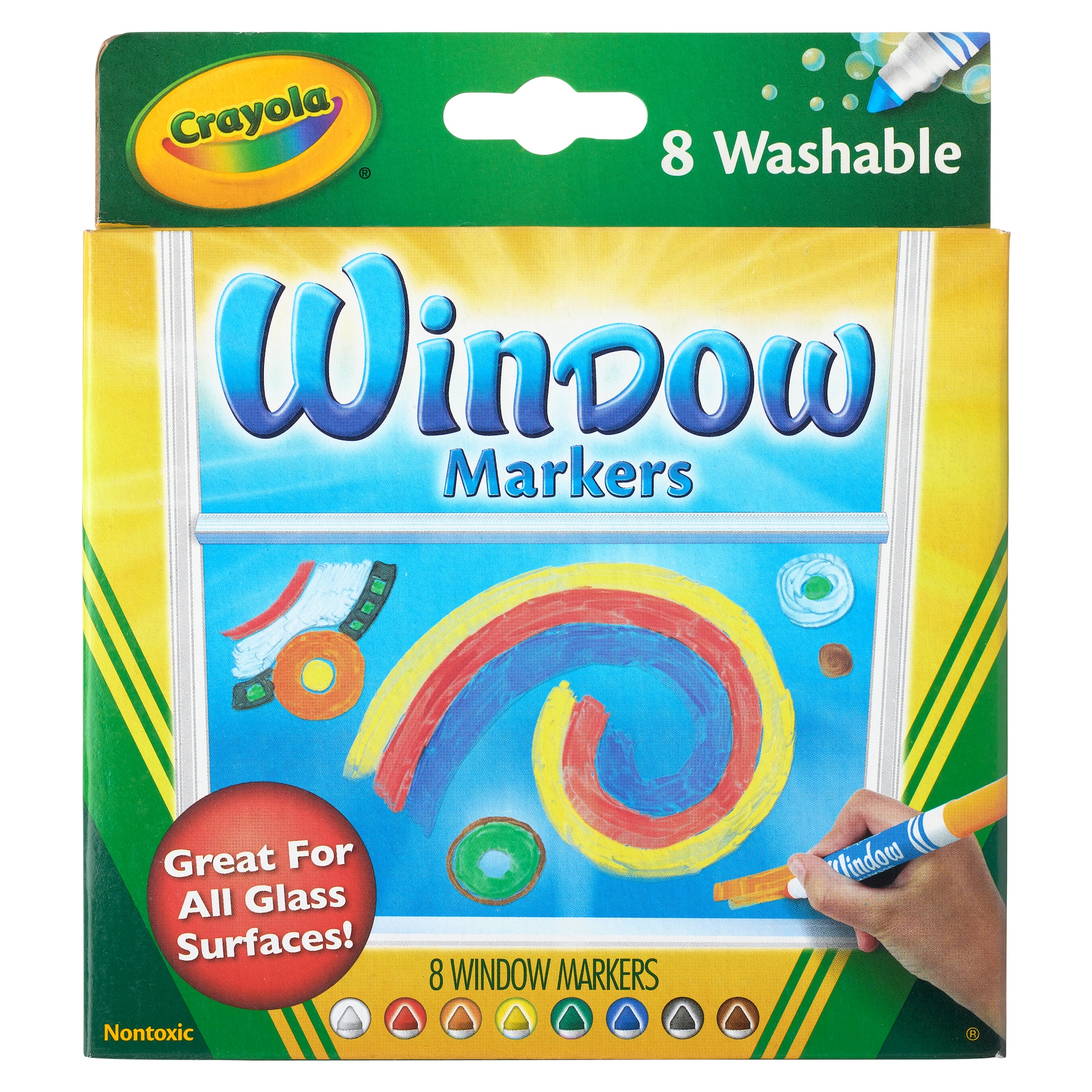 Crayola Washable Window Markers, 8ct.